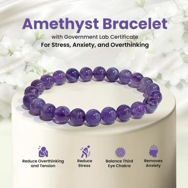 Original Amethyst Bracelet with Certificate