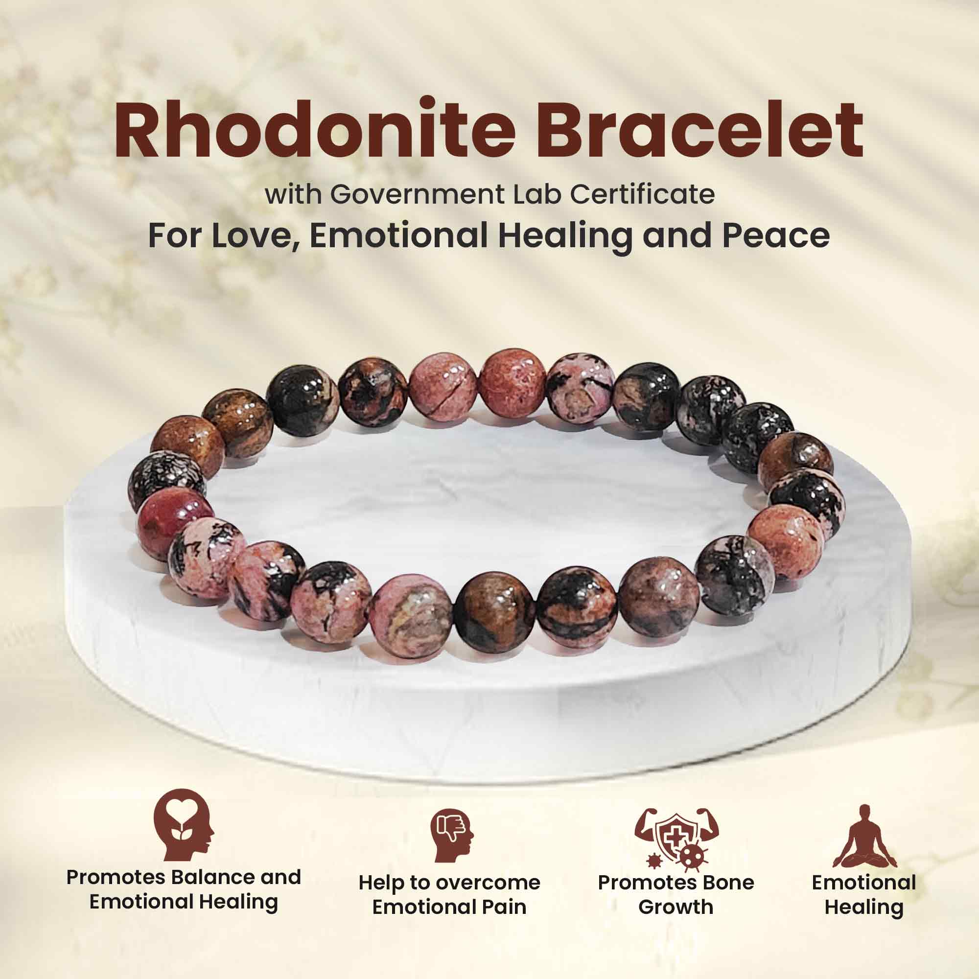 Rhodonite Bracelet 1