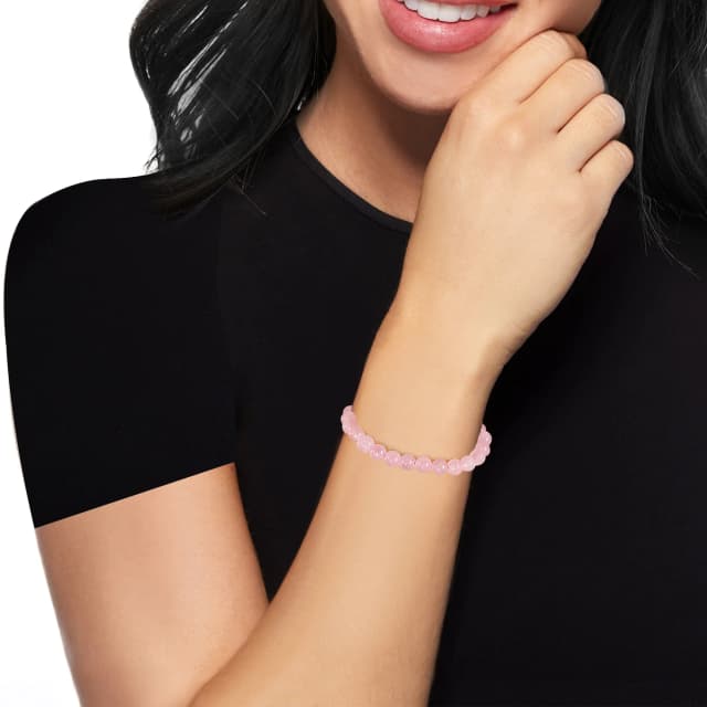 Original Rose Quartz Bracelet with Certificate thumbnail 3