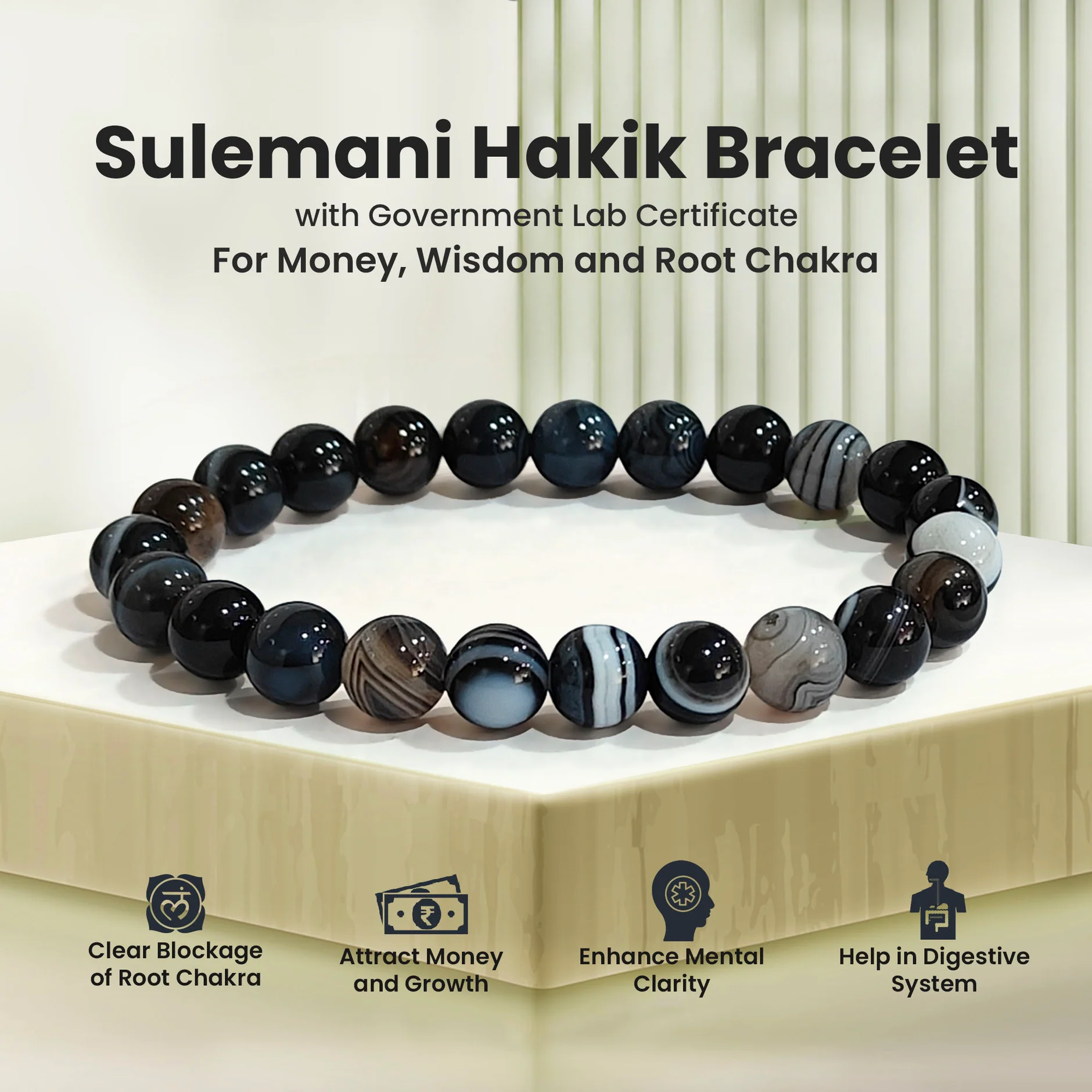 Original Sulemani Hakik Bracelet with Certificate 1
