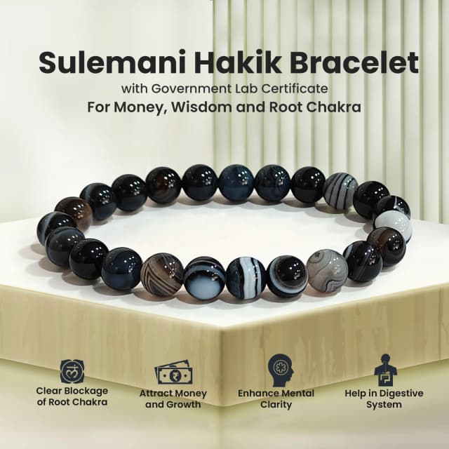Original Sulemani Hakik Bracelet with Certificate