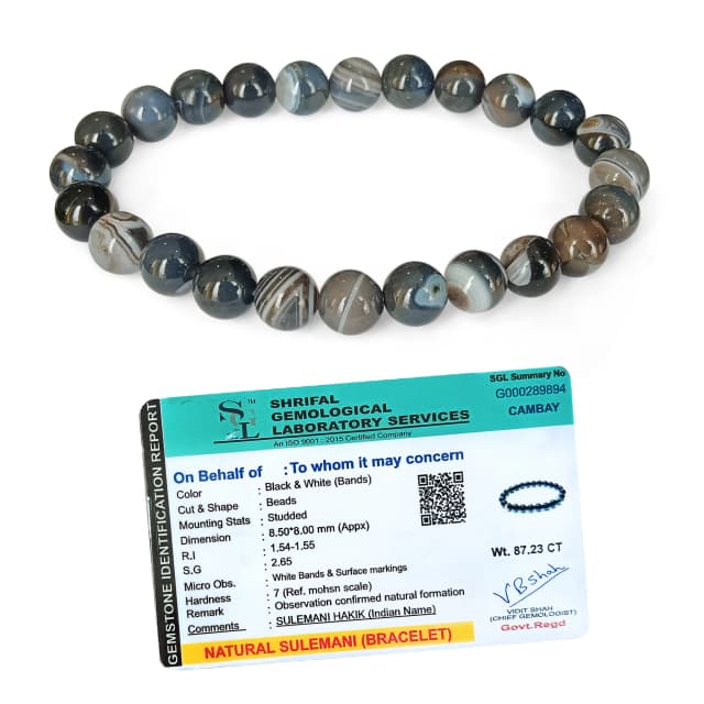 Original Sulemani Hakik Bracelet with Certificate thumbnail 2