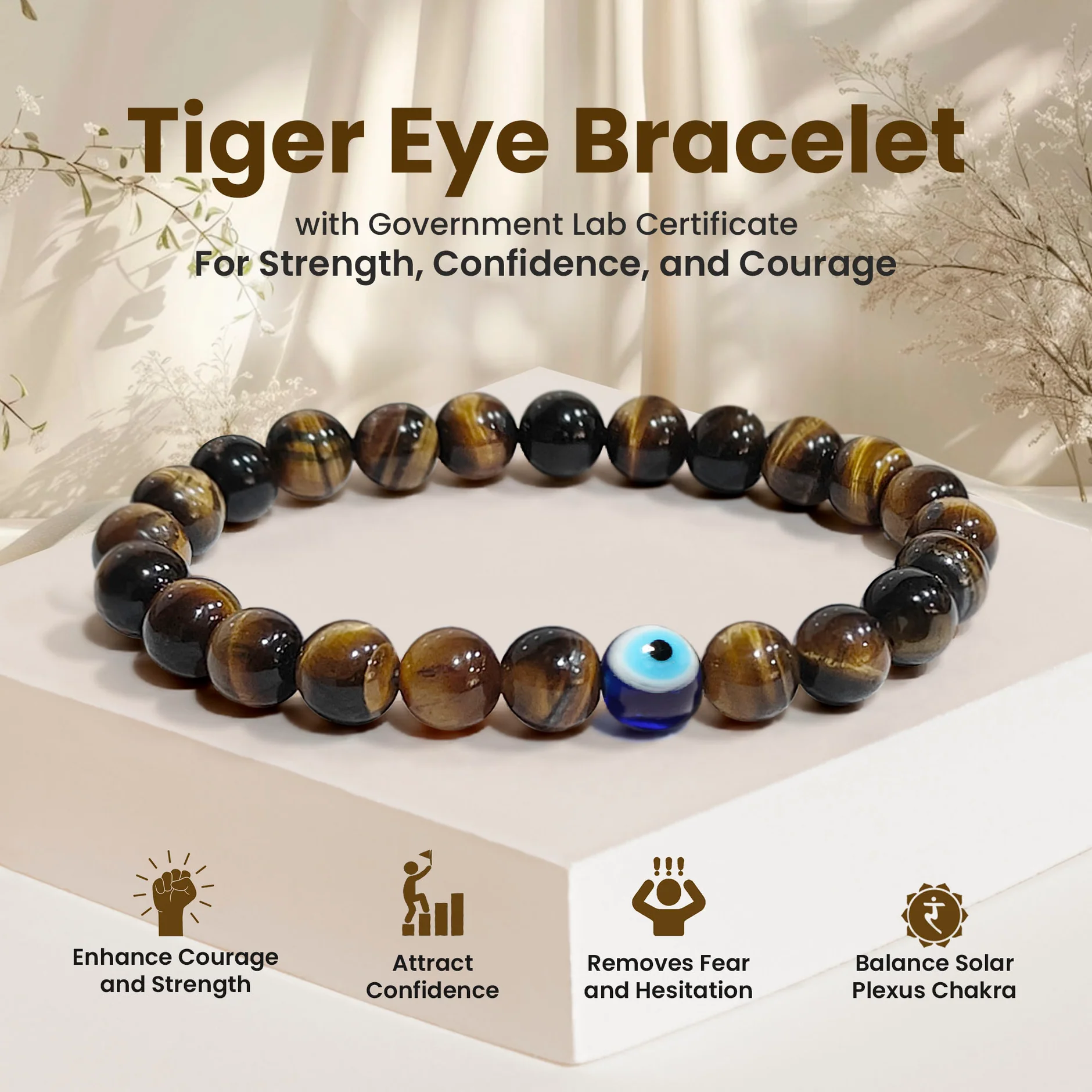 Original Tiger Eye Bracelet with Certificate 1